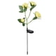 thumbnail image 5 of Luz de flor con energía solar, luz de rosa solar 4 Luz de flor de rosa impermeable Lámpara de rosa LED para exteriores Integración perfecta, 5 of 8