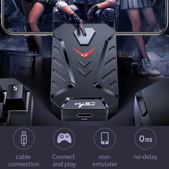 NARABB Hot Sale Gaming Keyboard Mouse Gamepad Adapter USB Converter For Android Phones