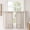 Beige, variant on Faux Linen Curtains 84 Inch Length 2 Panels Natural White Semi Sheer Light Filtering Privacy Burlap Drapes for Living Room Bedroom 42W x 84L