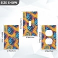 thumbnail image 4 of Switch Panel Switch Decoration 2.76x4.53x0.28 Inches Duplex Outlets Switch Plate Wall Plates Living Room Kitchen Bedroom Study Switches Blue Sunglasses, 4 of 8