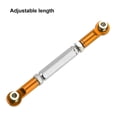 thumbnail image 4 of Unique Bargains Boucles de Direction Réglables Maillons en Aluminium pour Voiture RC 2WD 1/10 (Or), 4 of 5