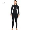 thumbnail image 3 of Soidarity Traje de buceo Trajes de baño a prueba de frío de alta eficiencia Protector solar fuerte Traje de neopreno resistente a los arañazos Camisa Deportes acuáticos Mujer Blanco L Soidarity OD020684-22, 3 of 6