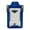 Blue, variant on Identity Stronghold - Secure RFID Badge Holder for 1 Card - Heavy Duty Hard Plastic ID Badge Holder
