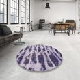 thumbnail image 4 of Ahgly Company Machine Washable Indoor Rectangle Abstract Purple Haze Purple Area Rugs, 8' x 12', 4 of 7