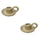 thumbnail image 4 of Candelabros de cerámica Strade Fareast Limited 2 piezas Amarillo, 4 of 8