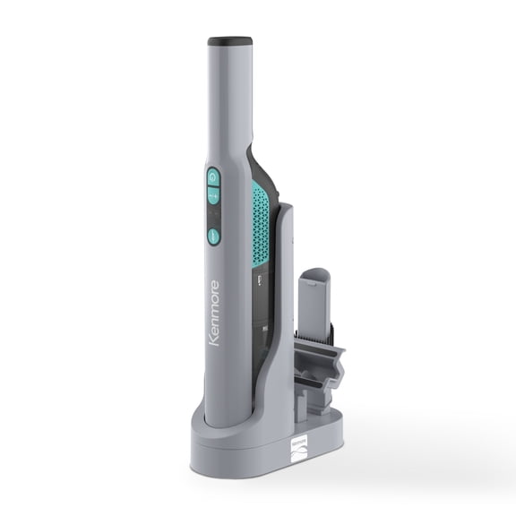 Kenmore 11.1V Cordless Hand Vacuum, Pet Friendly, For Home, Car, Office, Lightweight, Powerful Suction, 2-Speed Control, HV3006, Gray