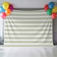 Boho Sage Green Stripe Backdrop for Photography,Fabric Photo Background ...