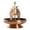 Red Bronze, variant on Zxpjkyu Base Coil Frame Adjustable Center Rod Metal Stick Holder Burner Stand for Office Red Bronze