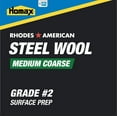 thumbnail image 3 of Homax Rhodes American Steel Wool Medium Coarse, Grade 2, 12 Pads, 3 of 5