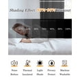 thumbnail image 5 of Gradient Grey Striped Blackout Curtains 54 Inches Long for Bedroom, Simple Farm Stripes Minimalist Thermal Insulated Room Darkening Black Out Window Curtain Panels Grommet Drapes for Living Room, 5 of 8