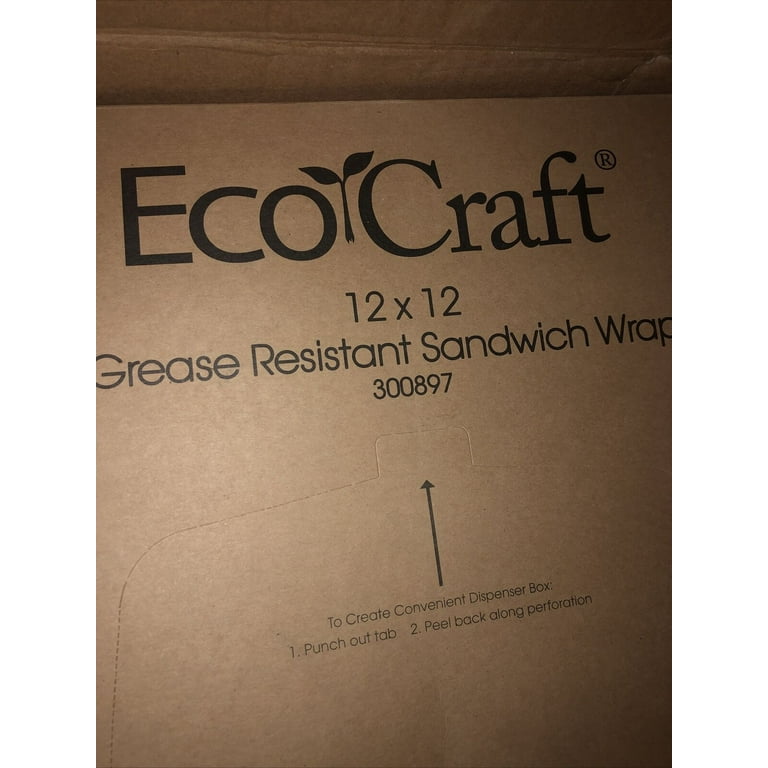 Bagcraft EcoCraft 300897 Deli Wrap, Natural | 5/1000 Per