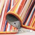 thumbnail image 5 of Boho Stripe Kitchen Runner Rug, 2x6 Washable Rug Runner Non-Slip Soft Striped Hallway Runner Rugs, Colorful Print Distressed Carpet Runner for Entryway Bathroom Laundry Room Foyer (MultiColor,2'x6'), 5 of 10