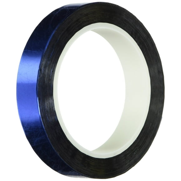 TapeCase Metalized Polyester Film Tape 1/2" x 72yds - Blue (1 Roll)