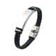 thumbnail image 2 of 2 Pulseras De San Valentín, Regalo Para Parejas, Pulseras Para Playa, Regalos De Cumpleaños, Fiestas, Color Negro Y Plateado, 2 of 8