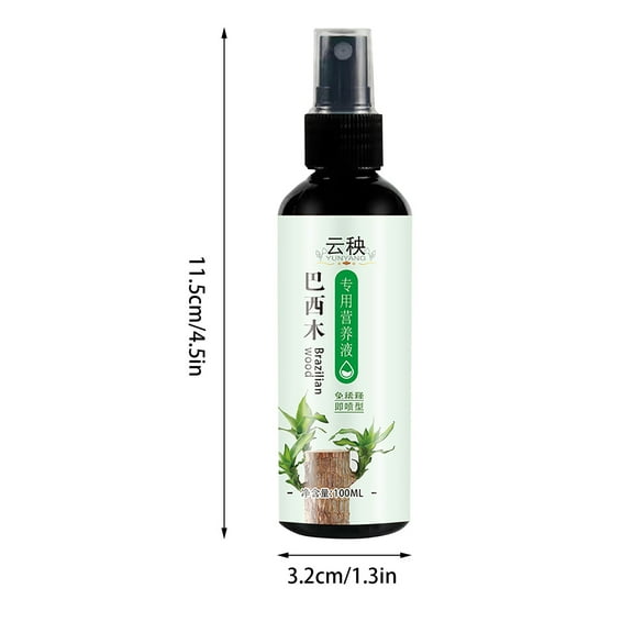 Kchsji Brazilian Wood Plant Food Liquid Fertilizer, Lucky Bamboo Dracaena Indoor Plant Nutrient Solution, Houseplant Fertilizer for Growth Health and Flowering Maintenance Care