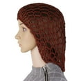 thumbnail image 4 of Elasticated Sturdy Heavy Duty Traditional Slumber Hair Net Brown, 4 of 7