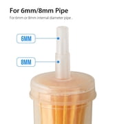 10 Pcs 1/4\ 6mm/8mm Inline Fuel Filter for Small Engine Lawn Garden Mower
