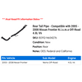 thumbnail image 2 of Rear Tail Line - Compatible with 2005 - 2008 Nissan Frontier N.i.s.m.o Off-Road 4.0L V6 2006 2007, 2 of 2