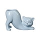 thumbnail image 4 of Maceta de gato de dibujos animados, jarrón de gato, maceta de cerámica para bonsái, maceta para Azul, 4 of 9