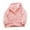 Pink, variant on Children's Hooded Windbreaker Jackets Girls' Fashion Rainbow Print Zipper Coats Toddler Winter Long Sleeve Waterproof Windbreaker Casual Jacket Outwears