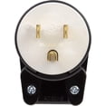 thumbnail image 3 of 90 Degree USA Canada Male Plug 5-15P 3 Pole Angle DIY Plug. 15A 125V USA 3Pin Black, 3 of 4