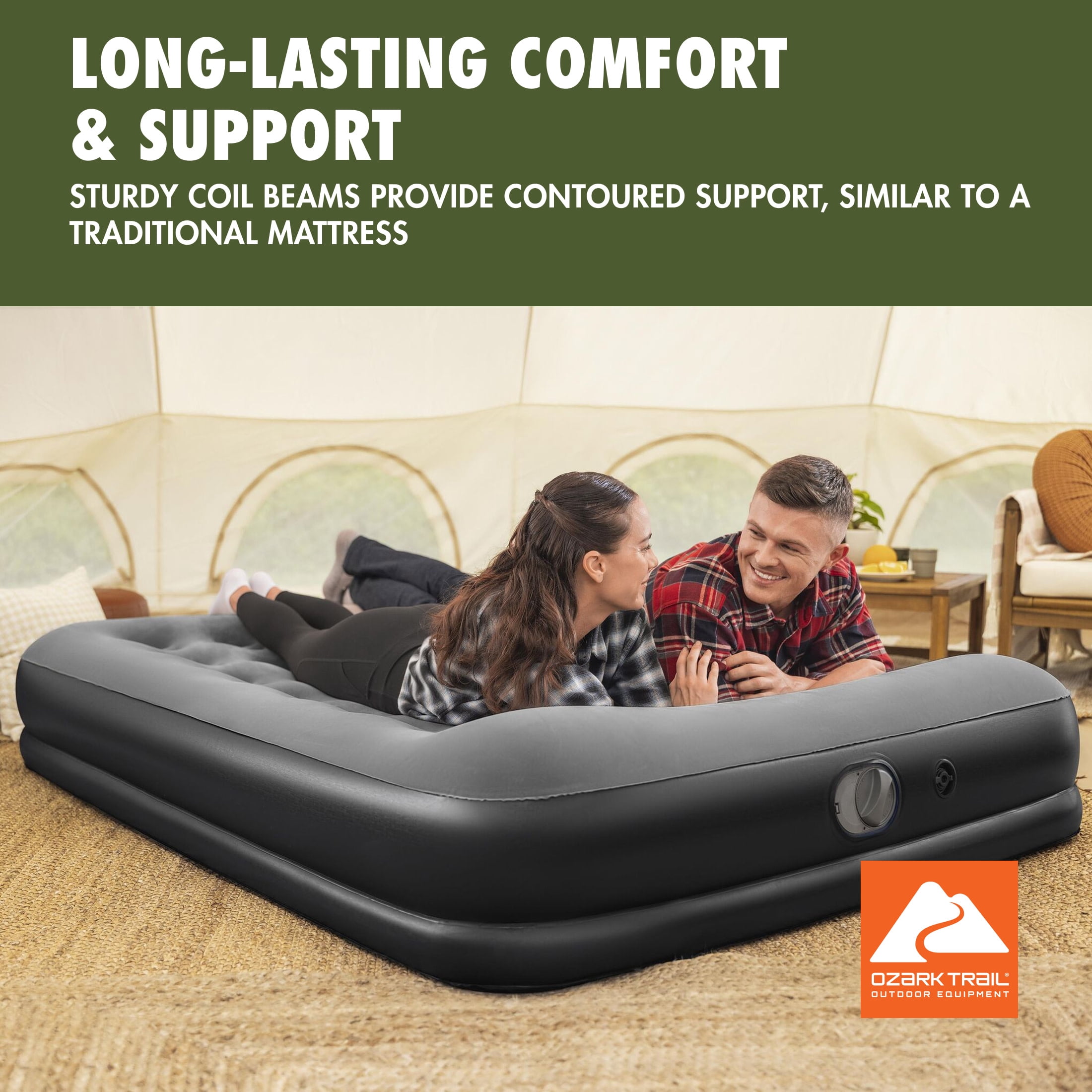Ozark Trail 13" Full Air Mattress with Built-In USB Pump