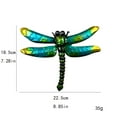 thumbnail image 2 of Harlier Metal Dragonfly Wall Decor, Bathroom Wall Art Iron Sculpture Outdoor Multicolor Hanging Decoration for Home Bedroom Garden Patio Porch or Fence - Blue, 2 of 5