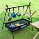 thumbnail image 2 of Picnic Under Table Storage Bag, Desk Storage Box, Tripod Mesh Basket, Camping Table Organizer, Tripod Stand, 2 of 4