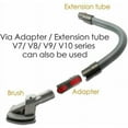 thumbnail image 3 of Cepillo para aspiradora de perros y gatos - Dyson V11 V10 V8 V7, herramienta de aseo para mascotas + manguera de extensión flexible + adaptador convertidor + gatillo, 3 of 5