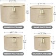 thumbnail image 4 of Cup and Mug Storage Container Hard Shell China Coffee Mug Storage Box for Moving with Dividers Handles Holds Tea Cups, 4 of 8