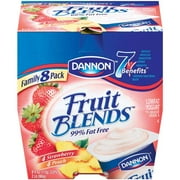 Dannon Cfb Strawberry/peach, 4 Oz., 8 Count