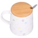 thumbnail image 4 of Taza de Cerámica ZHCH 450 ml color rosa con cuchara y tapa de Madera, 4 of 5