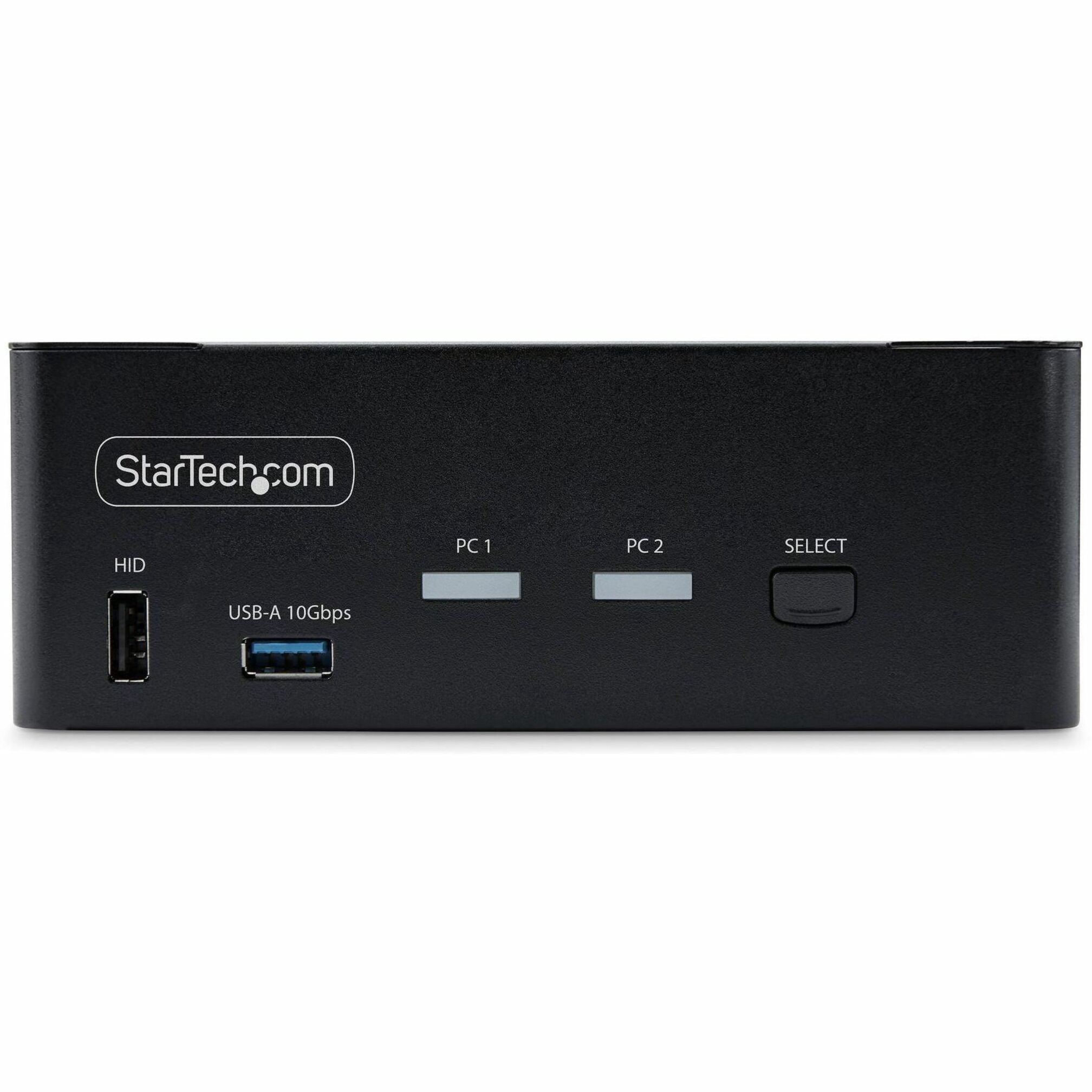 StarTech 2-Port Dual-Monitor DisplayPort 1.4 KVM Switch - 8K 60Hz / 4K 144Hz - 2x USB 10Gbps Ports - Hotkey Switching - TAA Compliant (P2CDD143 KVM SWITCH)