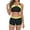 Yellow, variant on Efsteb Women Two Piece Sports Bikini Athletic Swimsuits Color Block Bathing Suits with Shorts (Green,L)