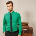 thumbnail image 2 of Premier Mens Premier Poplin Long-Sleeved Formal Shirt, 2 of 3