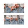 thumbnail image 4 of 1set Women's Waist Button Extender Set, Butterfly Shaped Waist Extender Button And Small Buckle Pin For Tightening Jeans, 4 of 4