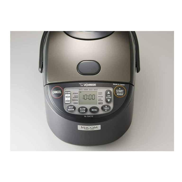 Zojirushi - 5.5 Cup Umami Micom Rice Cooker & Warmer - Metallic Black