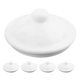 thumbnail image 1 of Reusable Coffee Mug Lid Enamel White For Everyday Use Spill Prevention 5Pcs, 1 of 5