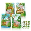 12 Pieces Jungle Animals Paper Party Gift Bags Grassland and Animal Theme Birthday Party Bags Paper Gift Bag for Kids Birthday Party Supplies