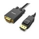 thumbnail image 1 of wonima11 DisplayPort to VGA Cable, 1.8M Display Port of Computer/Laptop to VGA of Monitor/Projector Gold-Plated Adapter (Not Bidirectional,Not Compatible with HDMI or USB), 1 of 1