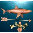 thumbnail image 3 of Good Directions Shark with Arrow Weathervane, Pure Copper - 33"L, 3 of 5