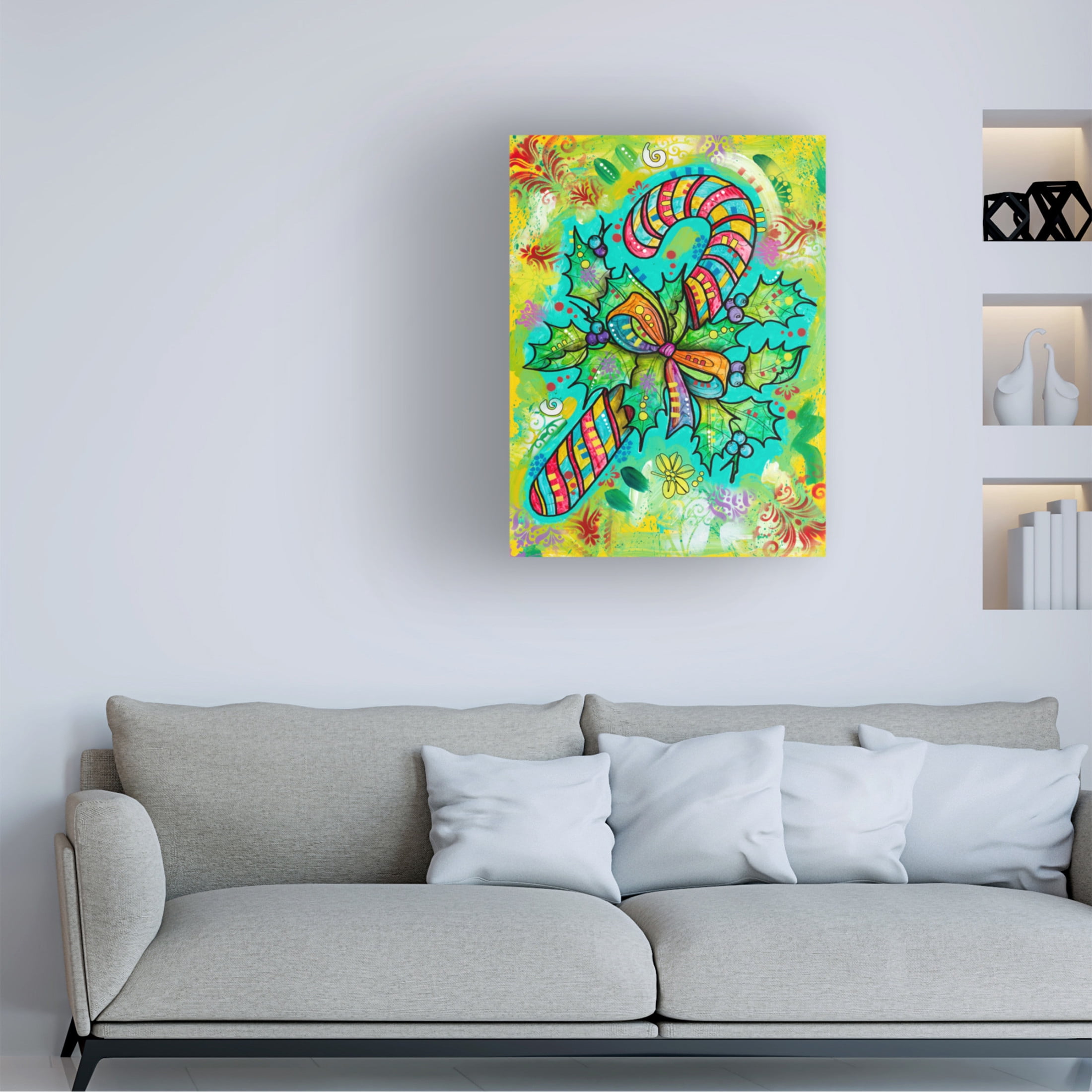 Canvas Wall Art - Dean Russo 'Christmas Sweets' Wall Art for Living Room, Bedroom, or Office Décor by Trademark Fine Art - 18 x 24 Inches