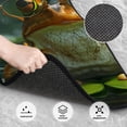 thumbnail image 3 of Zufioo Intellectual Frog Pond Print Car Floor Mats Four-piece Set, Car Interior Accessories - Corrosion-resistant, Non-Slip, Suitable for Cars, Trucks, Vans, 3 of 7