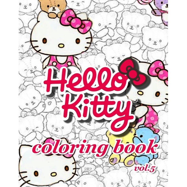Hello Kitty Coloring Book Vol.5 Stress Relieving Coloring Book