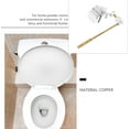 thumbnail image 4 of GHSDFBB Toilet Flush Tank Lever Button Toilet Handle Tank Flush Lever Switch Push- Button Side Mount Toilet Handle Replacement Levers for Toilet Tank Accessories Silver 1, 4 of 7