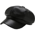thumbnail image 7 of CoCopeaunts Newsboy Hats for Women Octagonal Cap Autumn Winter Leather Panama Stylish Artist Painter Newsboy Cap Womens Beret Hat, 7 of 7