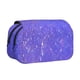thumbnail image 1 of Disketp Purple Glitter Estuche de Lápices de Doble Capa con Tapa Abatible y Cremallera, Organizador Escolar para Adolescentes y Adultos, 1 of 7