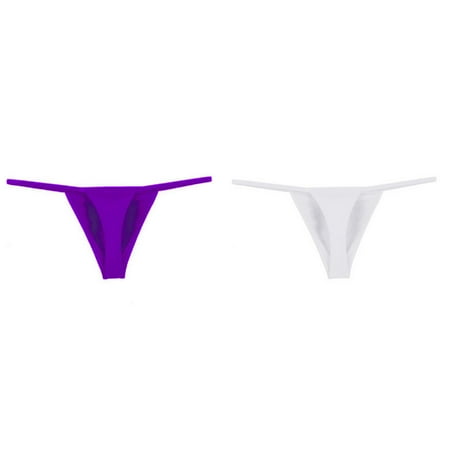 2-Pack Open Back Mens Underpants Low Waist Briefs Thong Underwear Bridal Bustier plus Sized Lingerie Women Holiday Lingerie plus Lingerie Cute Lingerie for Women Christmas plus Size Lingerie for