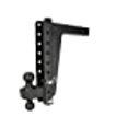 thumbnail image 3 of Bulletproof Hitches Trailer Hitch Ball Mount HD2010 For 2 Inch Receiver; Lockable Lock Sold Separate; 22 000 Pound Gross Trailer Weight; Adjustable 10 Inch Drop/10 Inch Rise; Non Swivel, 3 of 5