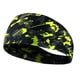 thumbnail image 1 of Diademas deportivas para hombres y mujeres (paquete de 5), banda para el sudor que absorbe la humedad, bandas elásticas anchas para el cabello, banda para el sudor de entrenamiento para homb, 1 of 5